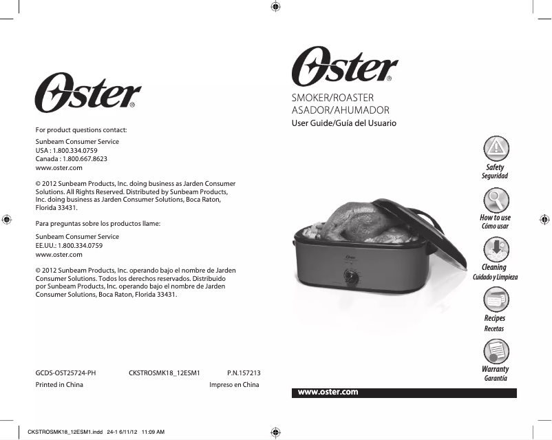 Image de la première page du manuel de l'appareil CKSTROSMK18