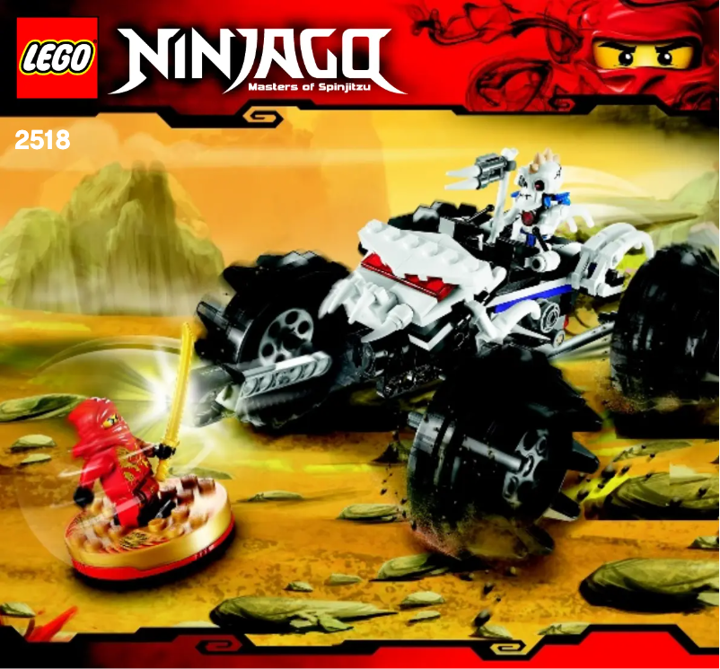 Page 1 de la notice Manuel utilisateur Lego Nuckal's ATV