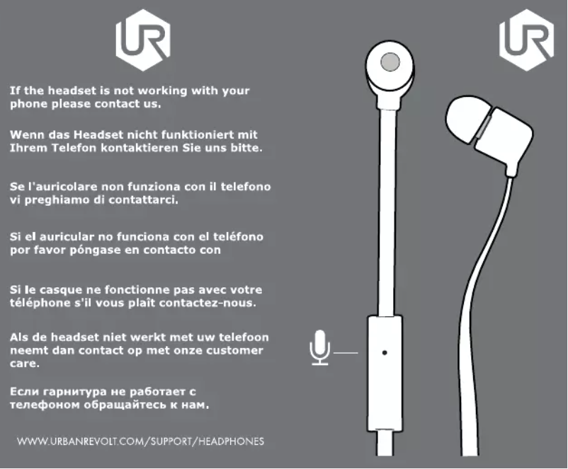 Page 1 de la notice Manuel utilisateur Urban Revolt Flash Reflecting