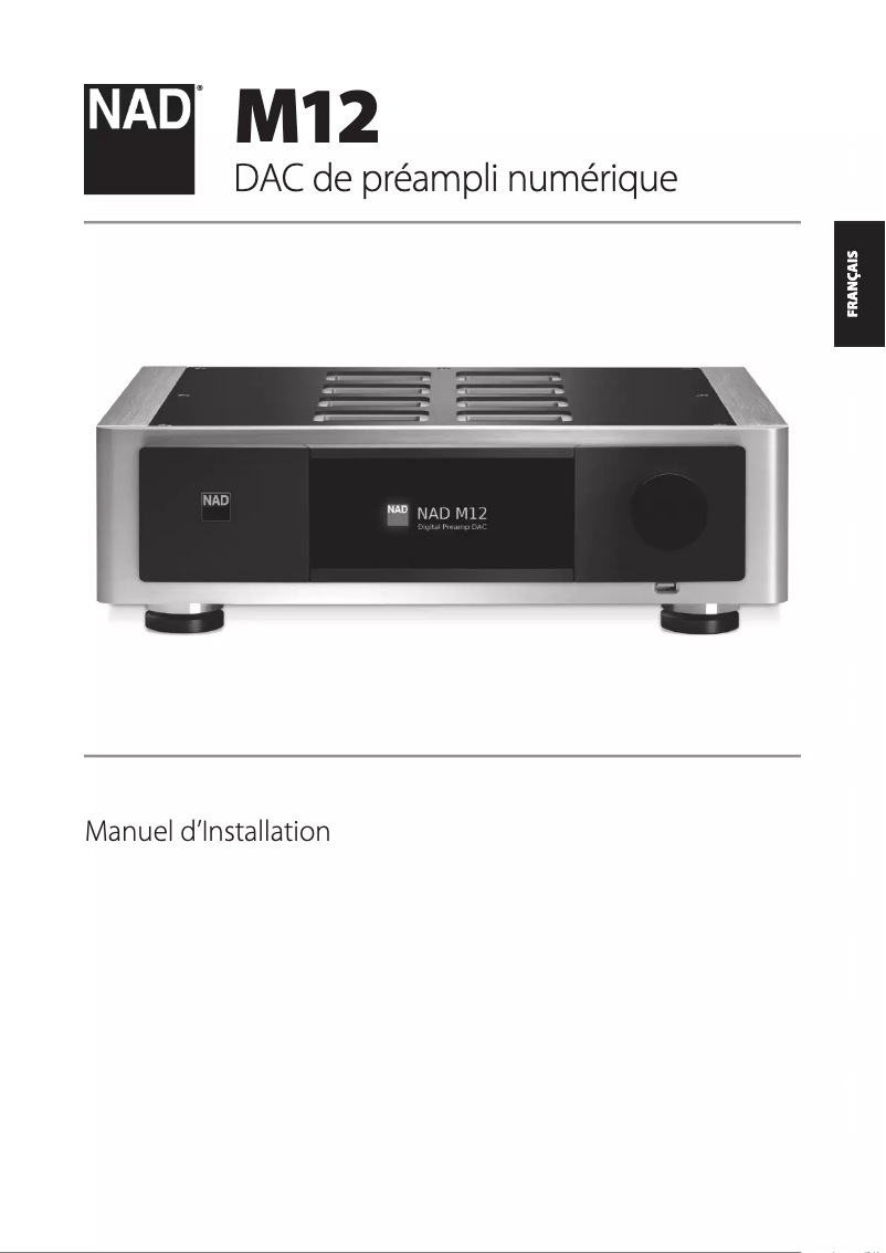 Image de la première page du manuel de l'appareil M12