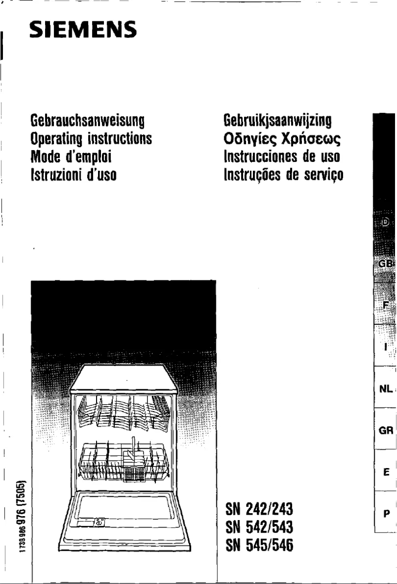 Image de la première page du manuel de l'appareil SN24322