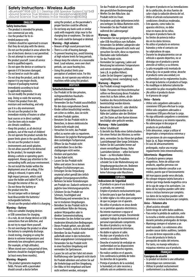 Image de la première page du manuel de l'appareil 180382