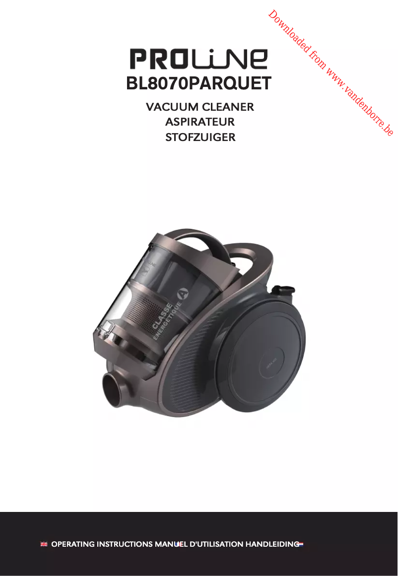 Page 1 de la notice Manuel utilisateur Proline BL8070