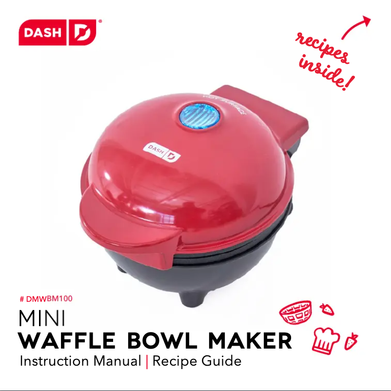 Page n°1 - Manuel utilisateur Dash Waffle Bowl DMWBM100GBAQ04