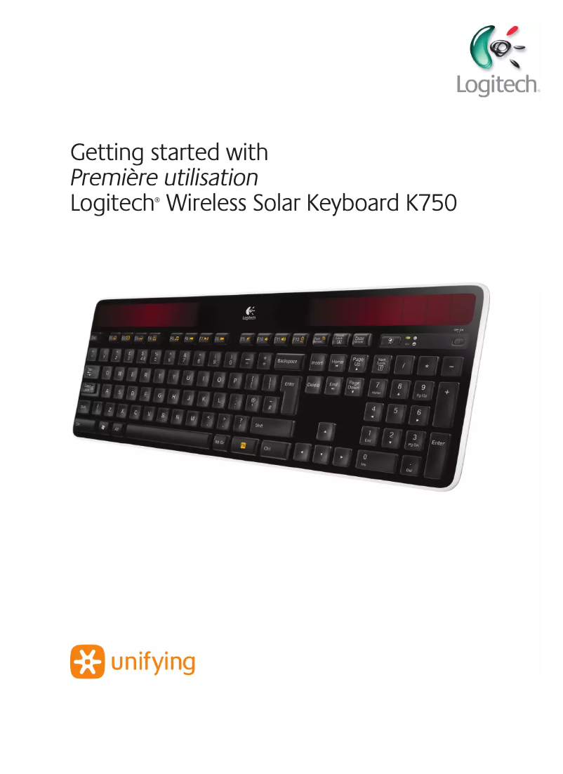 Page n°1 - Manuel utilisateur Logitech K750