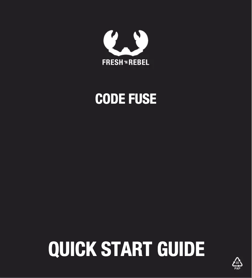 Image de la première page du manuel de l'appareil Code Fuse