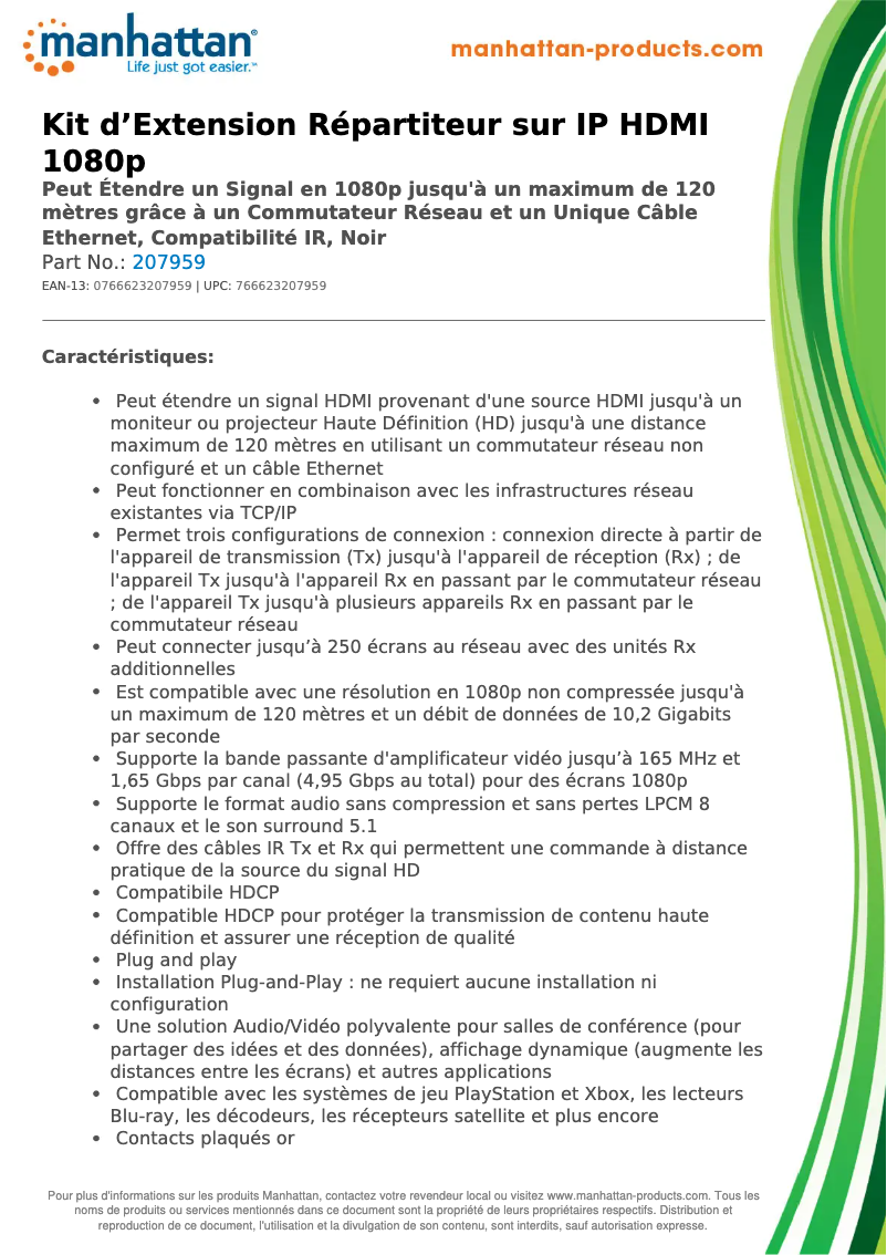 Image de la première page du manuel de l'appareil 207959