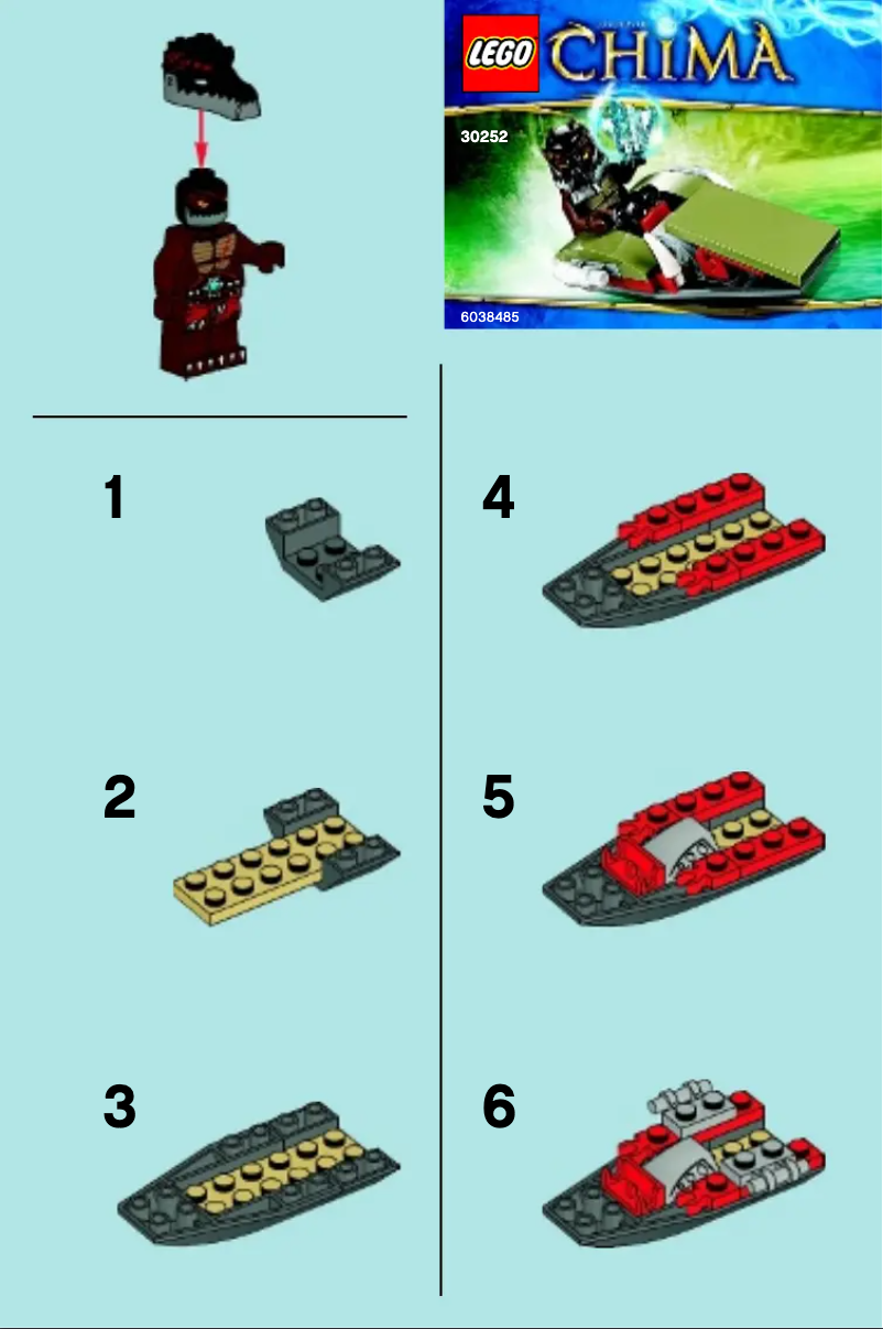 Page n°1 - Manuel utilisateur Lego 30252