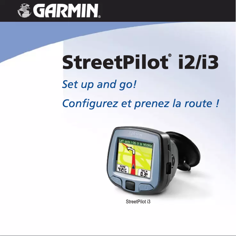 Page 1 de la notice Manuel utilisateur Garmin StreetPilot i3
