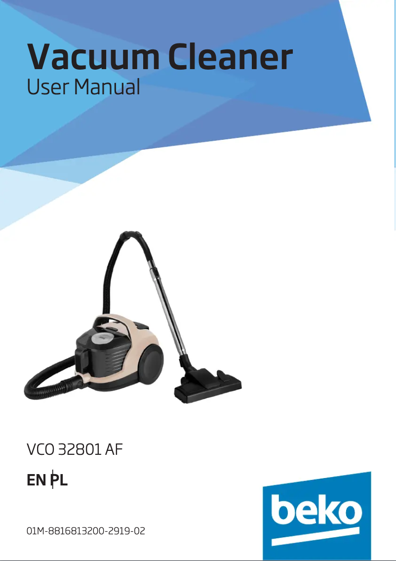 Image de la première page du manuel de l'appareil VCO 32801 AF