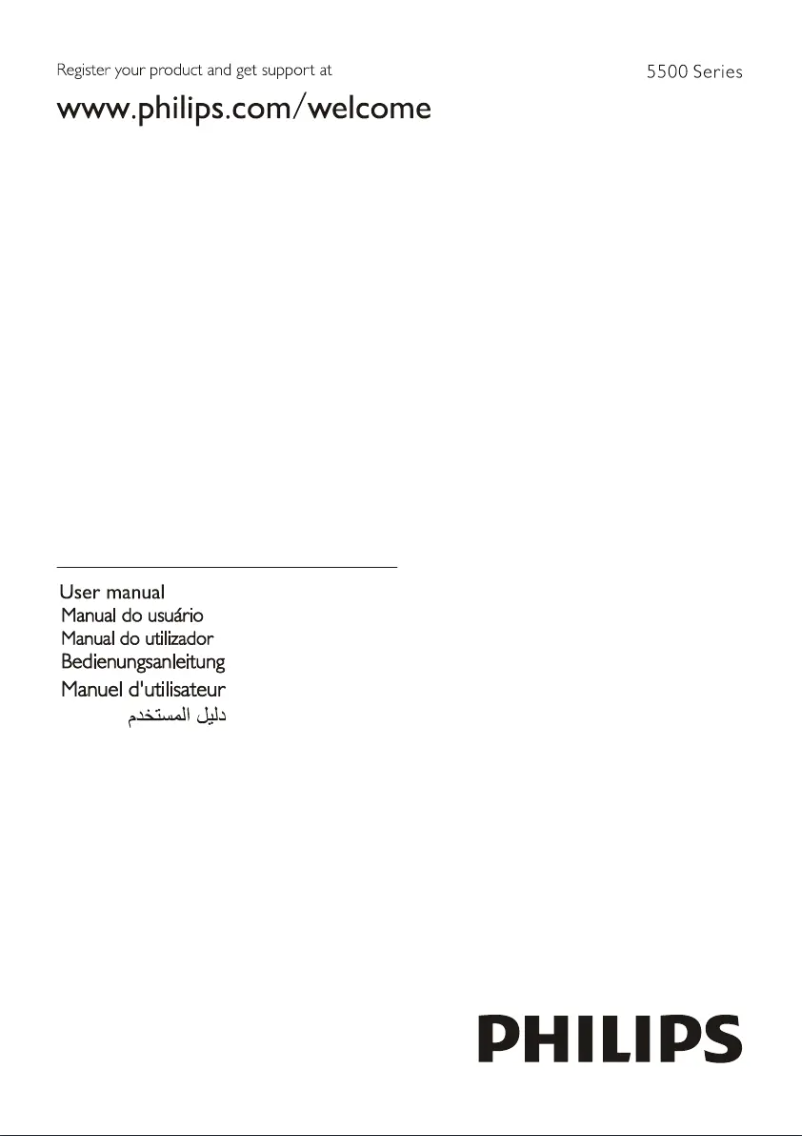 Page 1 de la notice Manuel utilisateur Philips 43PFT5583