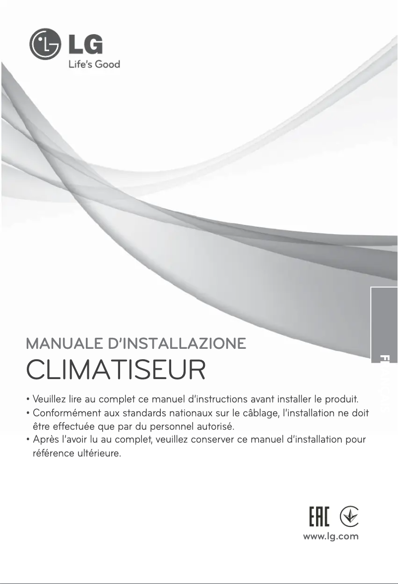 Page n°1 - Manuel utilisateur LG UU24