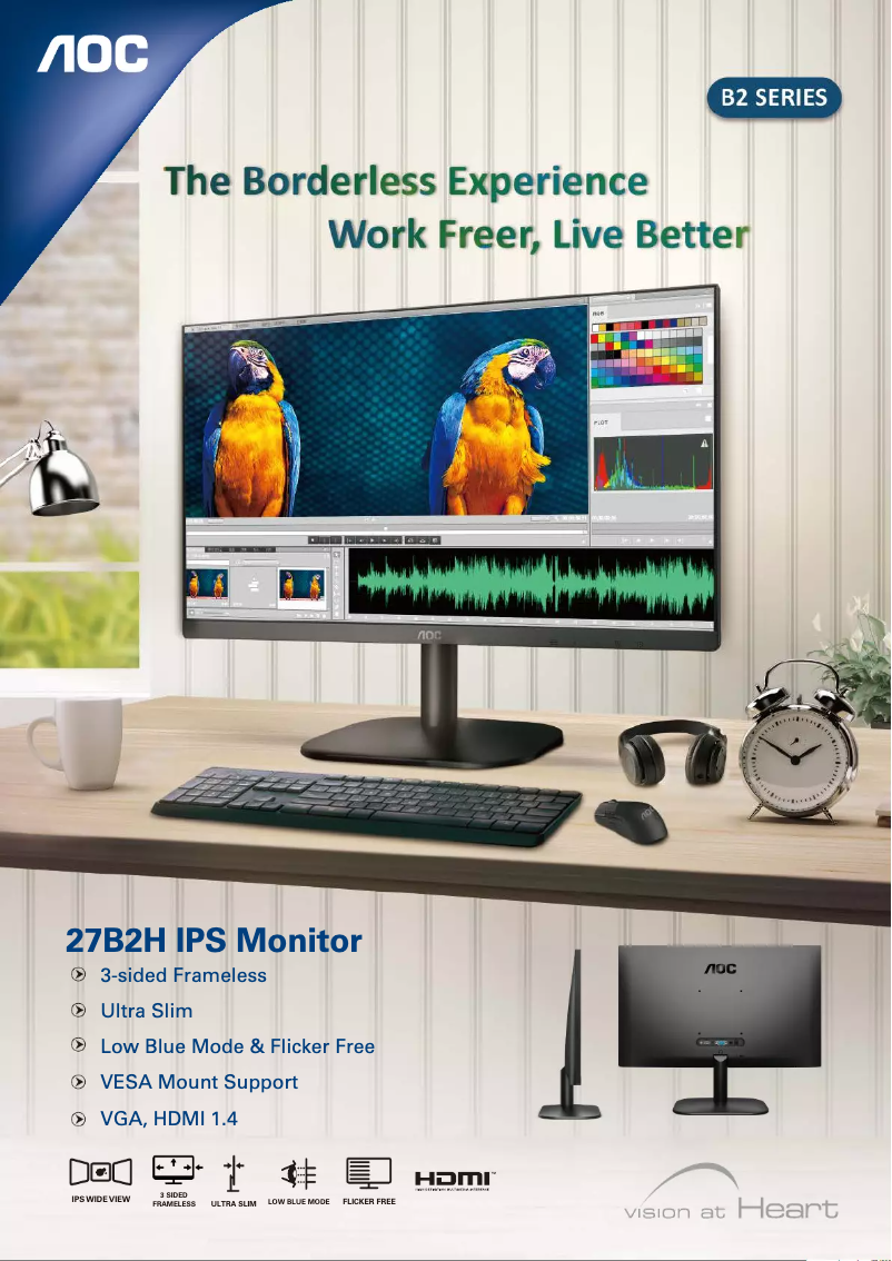 Page 1 de la notice Brochure AOC 27B2H