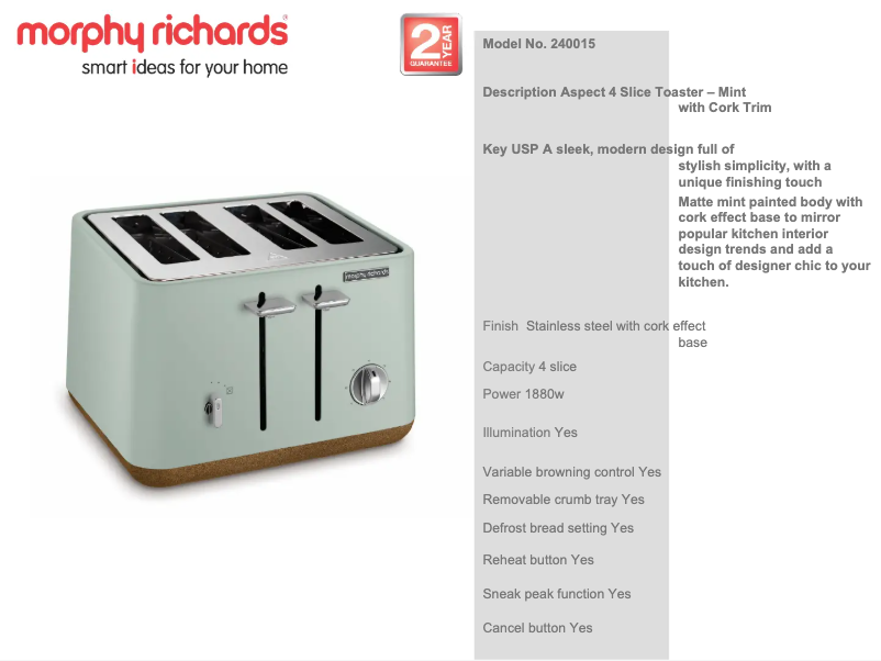 Image de la première page du manuel de l'appareil Aspect 240015