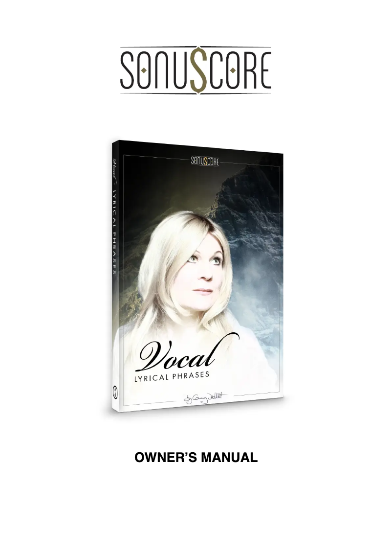 Image de la première page du manuel de l'appareil Lyrical Vocal Phrases