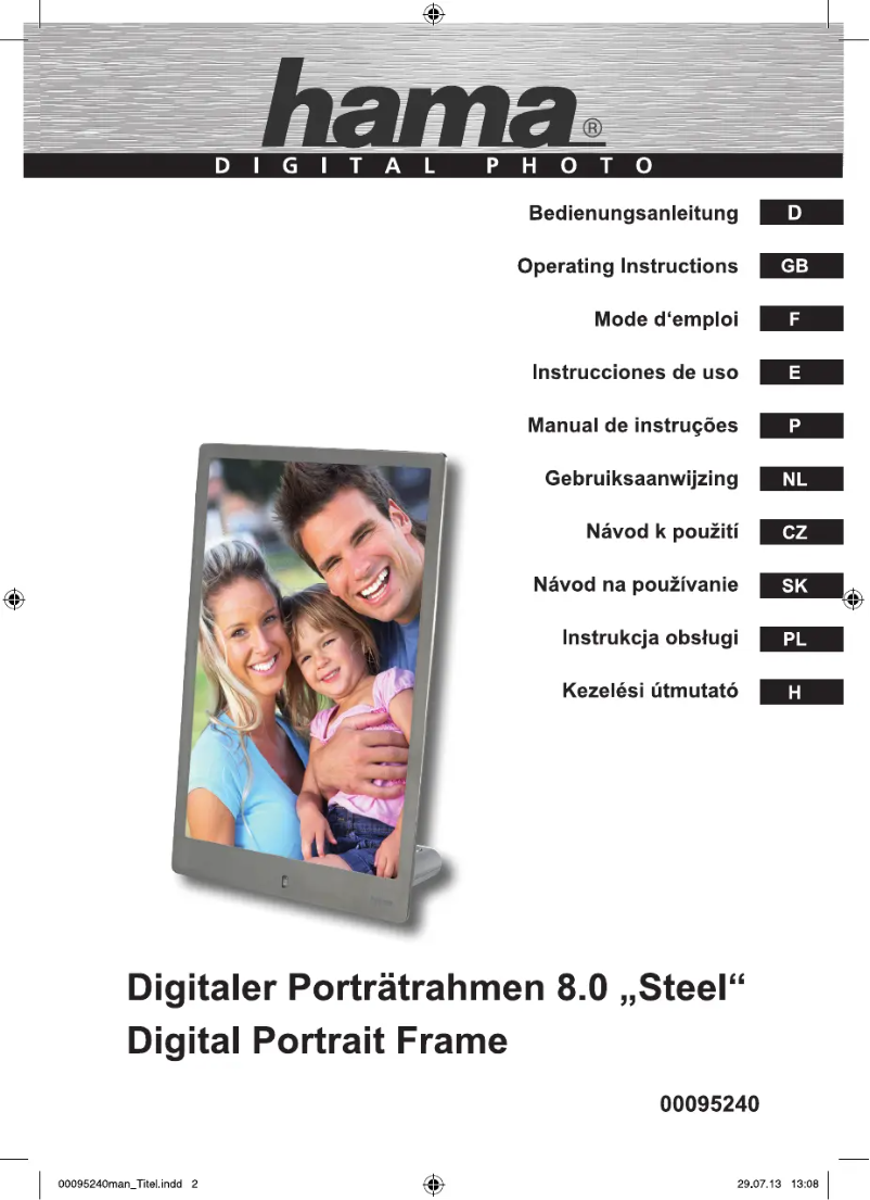 Page 1 de la notice Manuel utilisateur Hama Steel 00095240