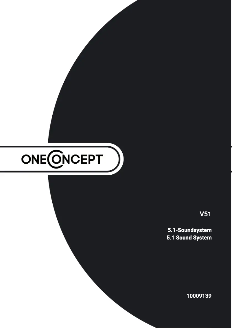 Page n°1 - Manuel utilisateur OneConcept V51