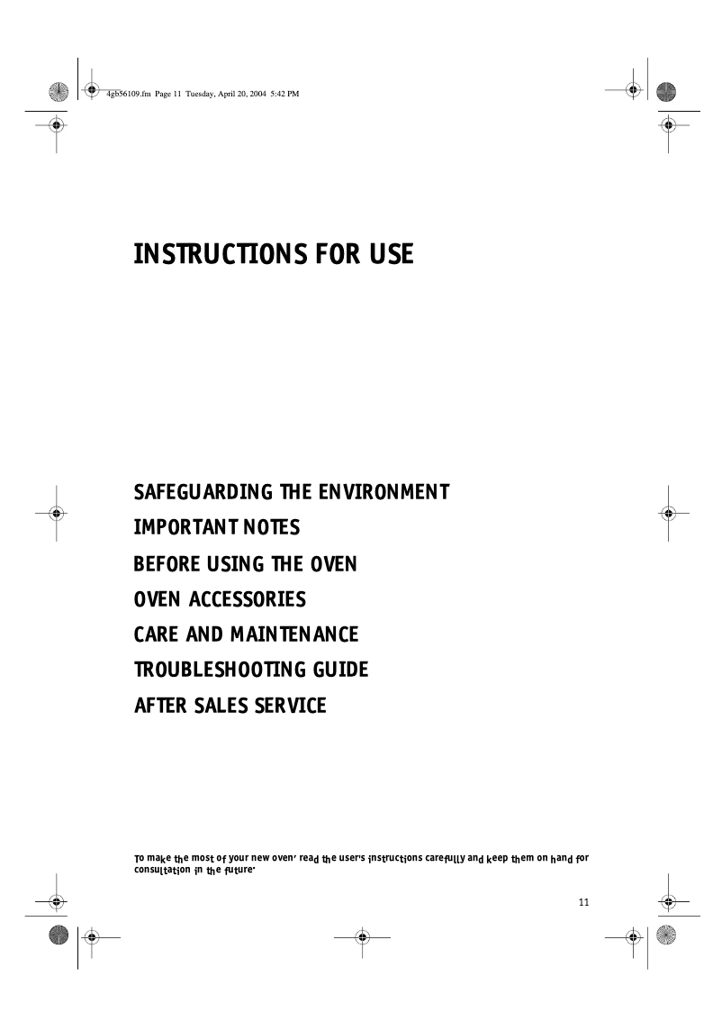 Image de la première page du manuel de l'appareil BSZ 5800 SW