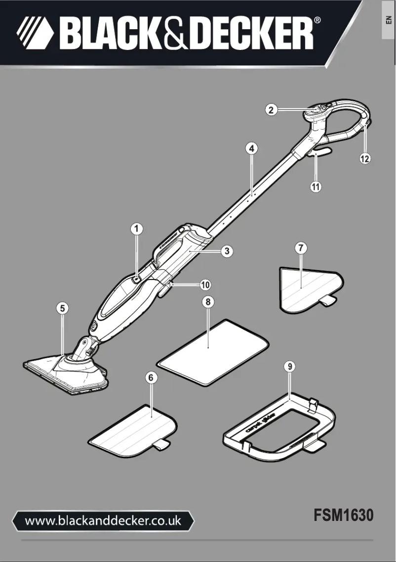 Page 1 de la notice Manuel utilisateur Black & Decker FSMP30