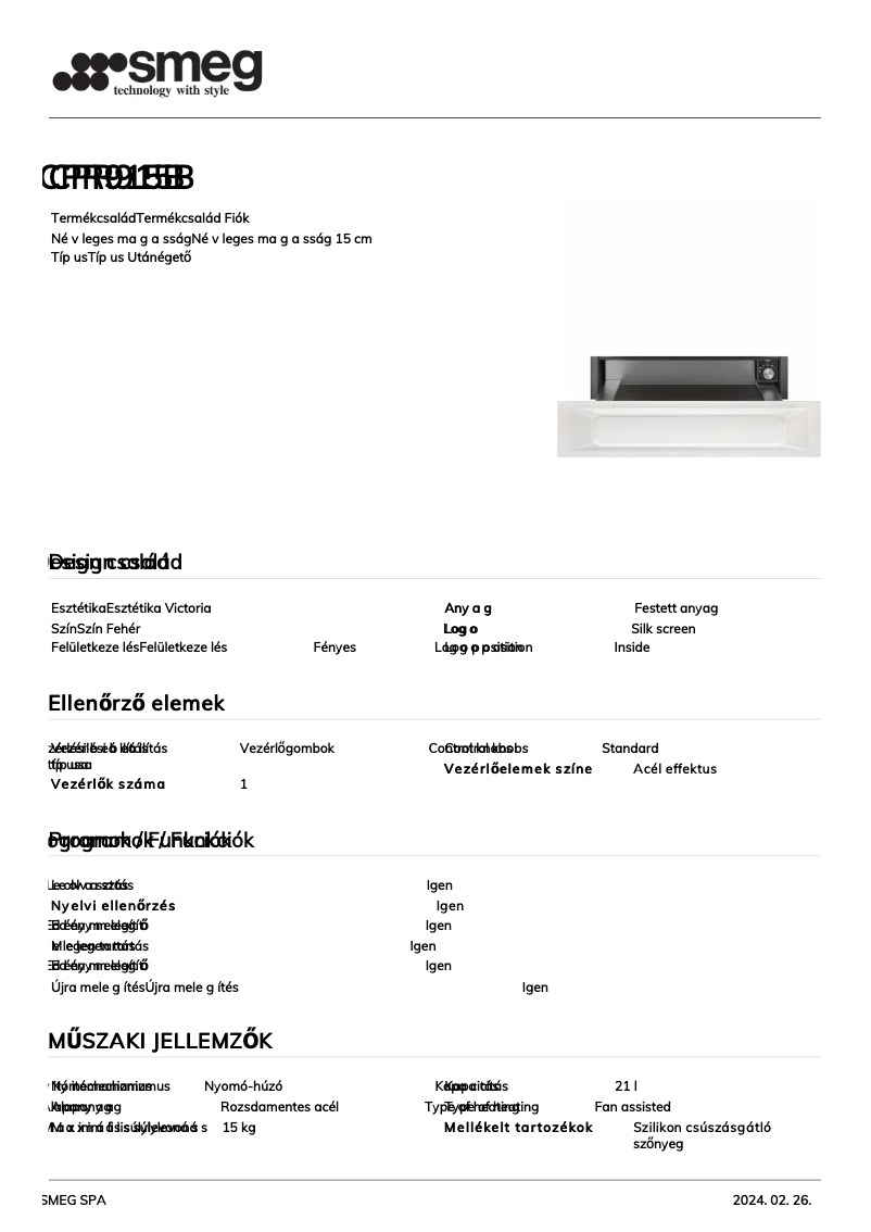 Image de la première page du manuel de l'appareil CPR915B