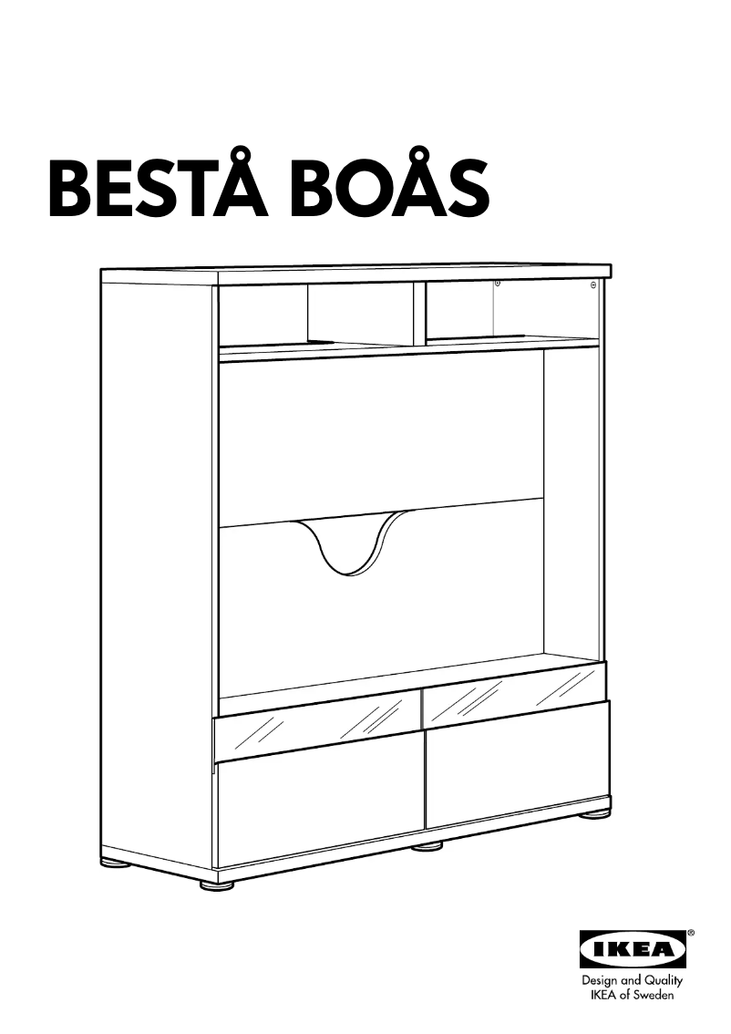 Image de la première page du manuel de l'appareil BESTA BOAS