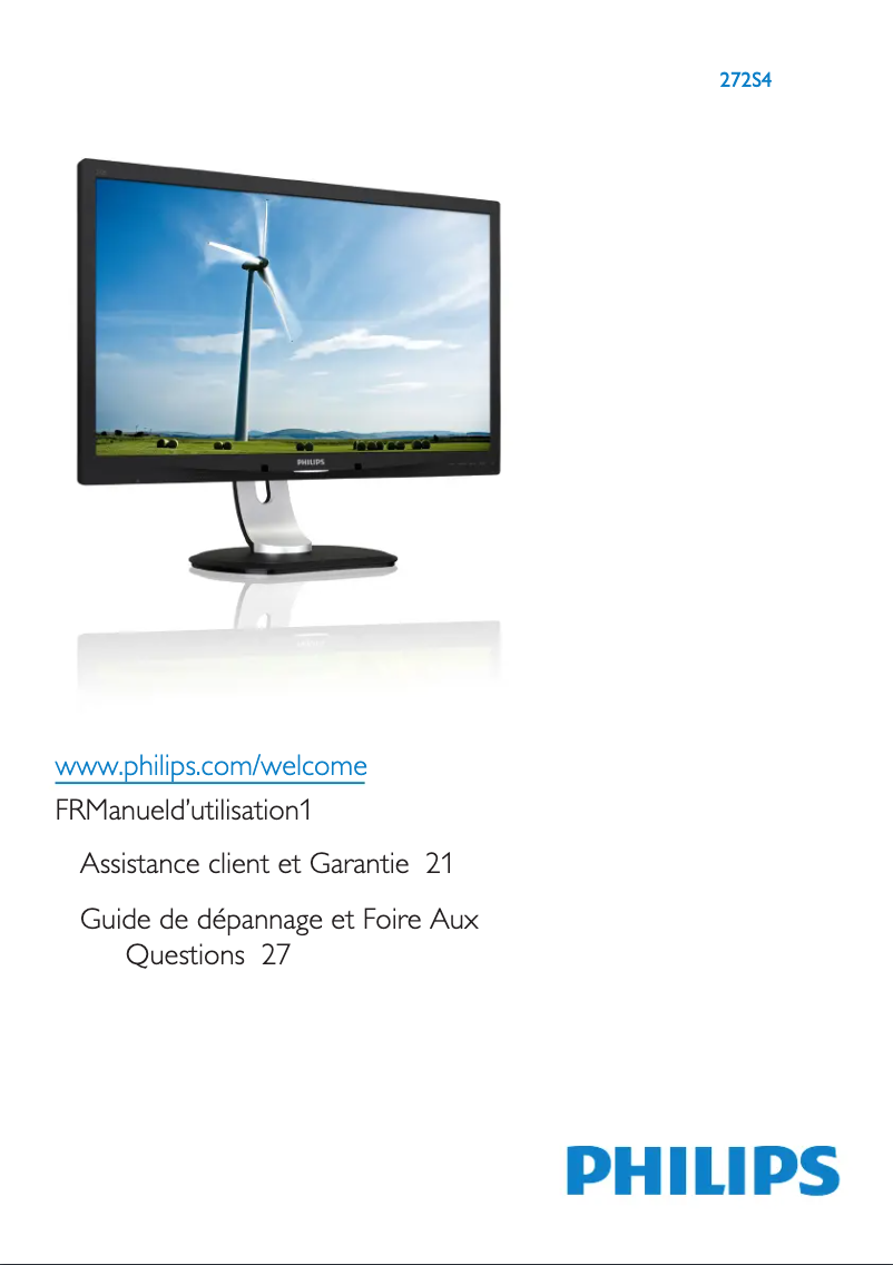 Image de la première page du manuel de l'appareil Brilliance 272S4LPJCB