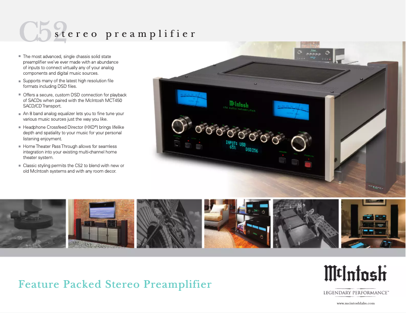 Page n°1 - Brochure McIntosh C52