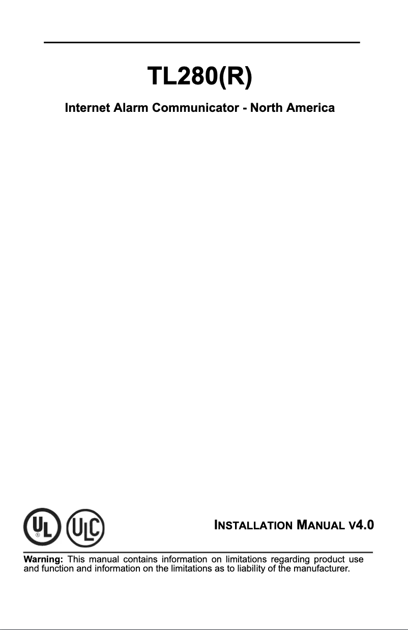 Página 1 del manual Manual de usuario DSC TL280