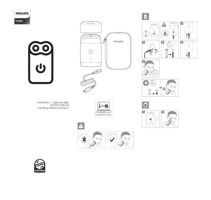 Page n°1 - Manuel utilisateur Philips PQ888