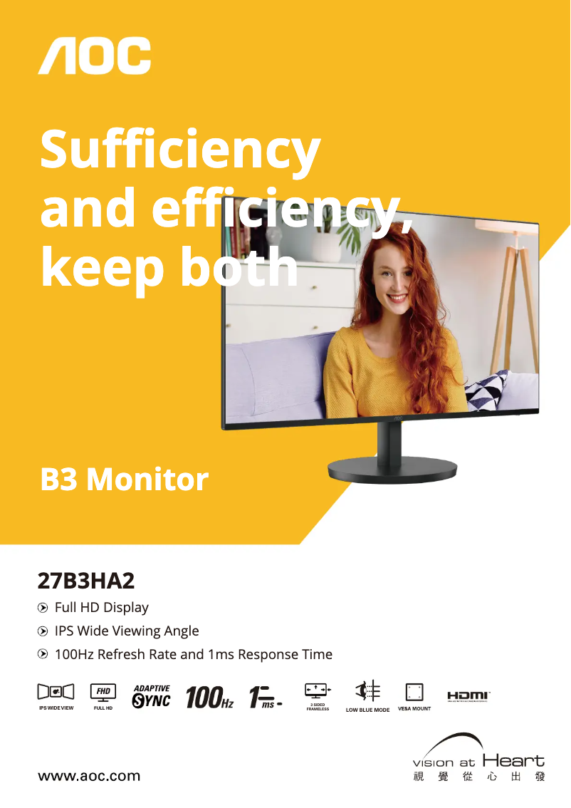 Image de la première page du manuel de l'appareil 27B3HA2