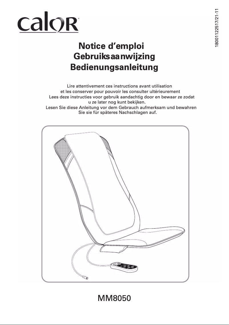 Image de la première page du manuel de l'appareil MM8050