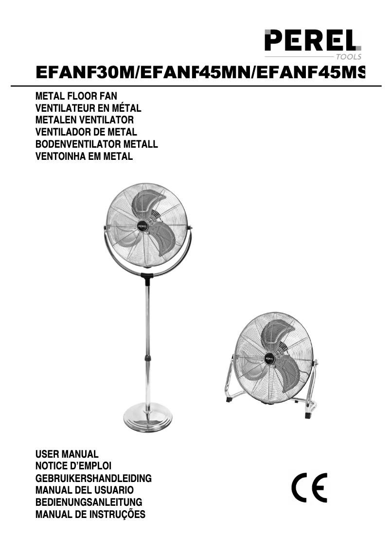 Image de la première page du manuel de l'appareil EFANF30M