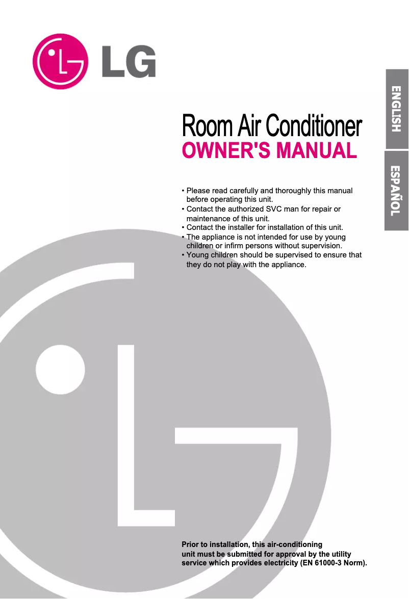 Image de la première page du manuel de l'appareil LSNC142UBD0