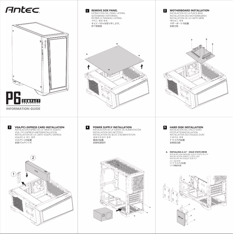 Page n°1 - Manuel utilisateur Antec Performance P6