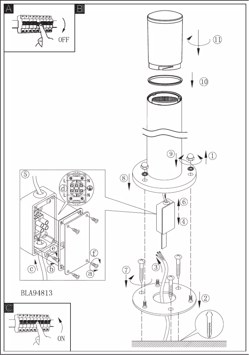 Page 1 de la notice Manuel utilisateur Eglo Penalva