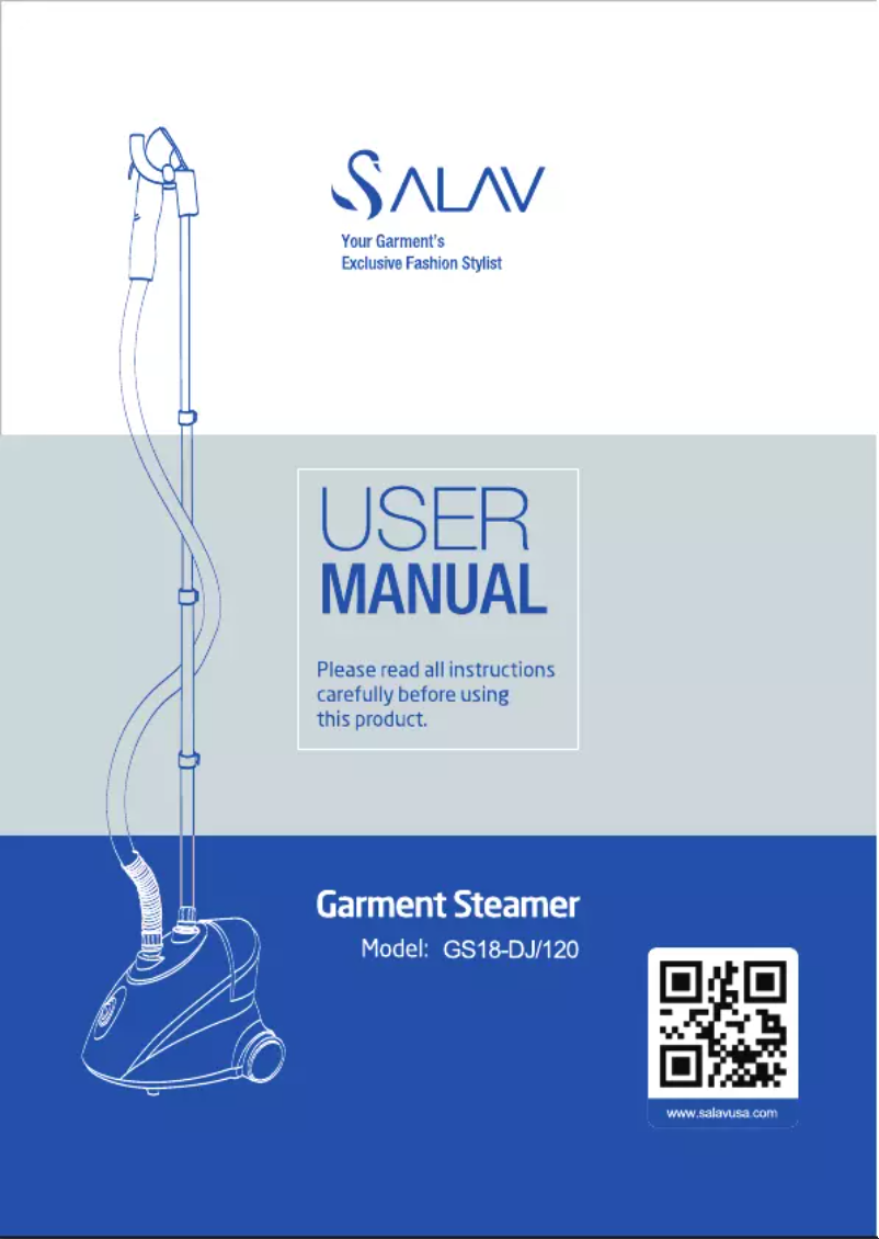Image de la première page du manuel de l'appareil GS18-DJ/120