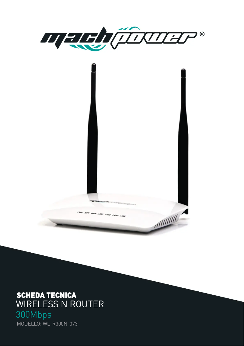 Image de la première page du manuel de l'appareil WL-R300N-073