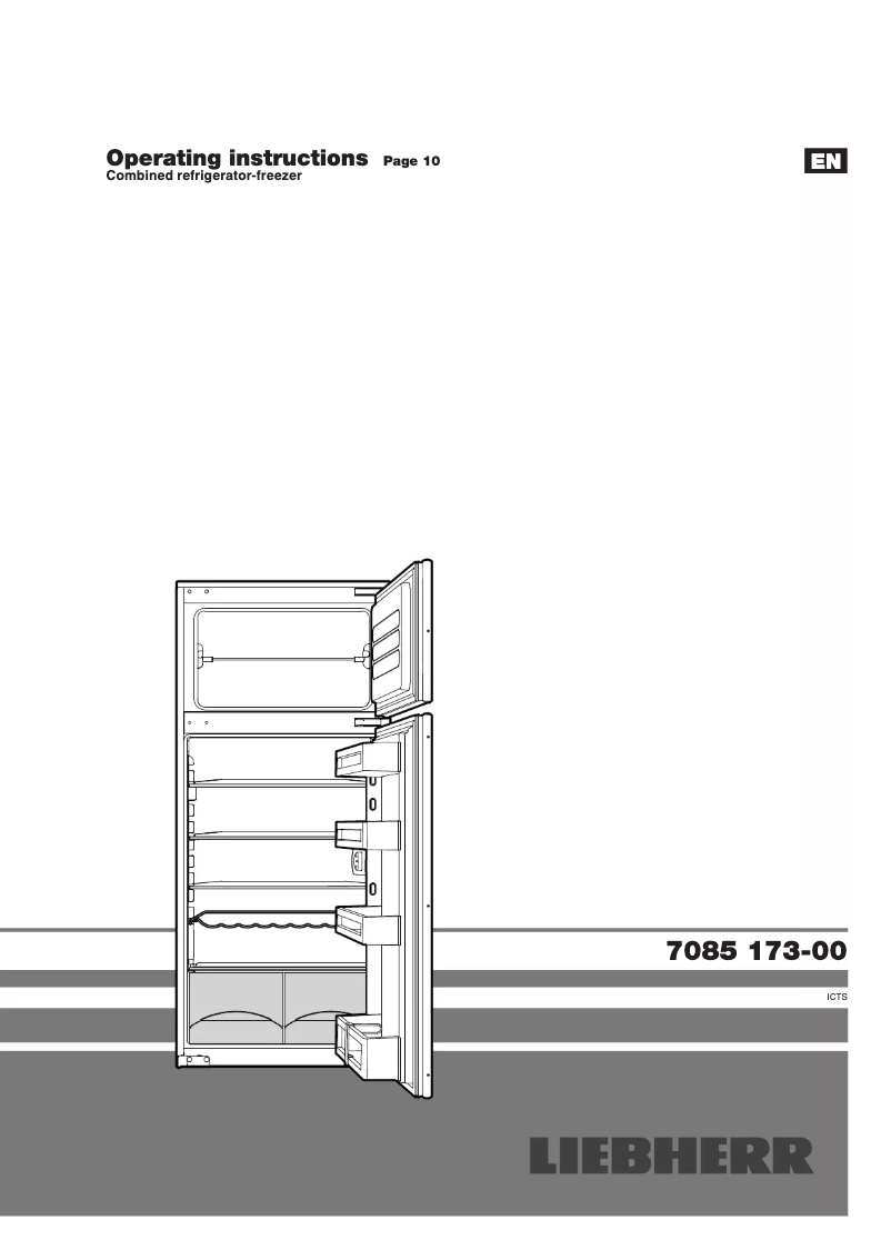 Image de la première page du manuel de l'appareil ICTS 2231 Comfort