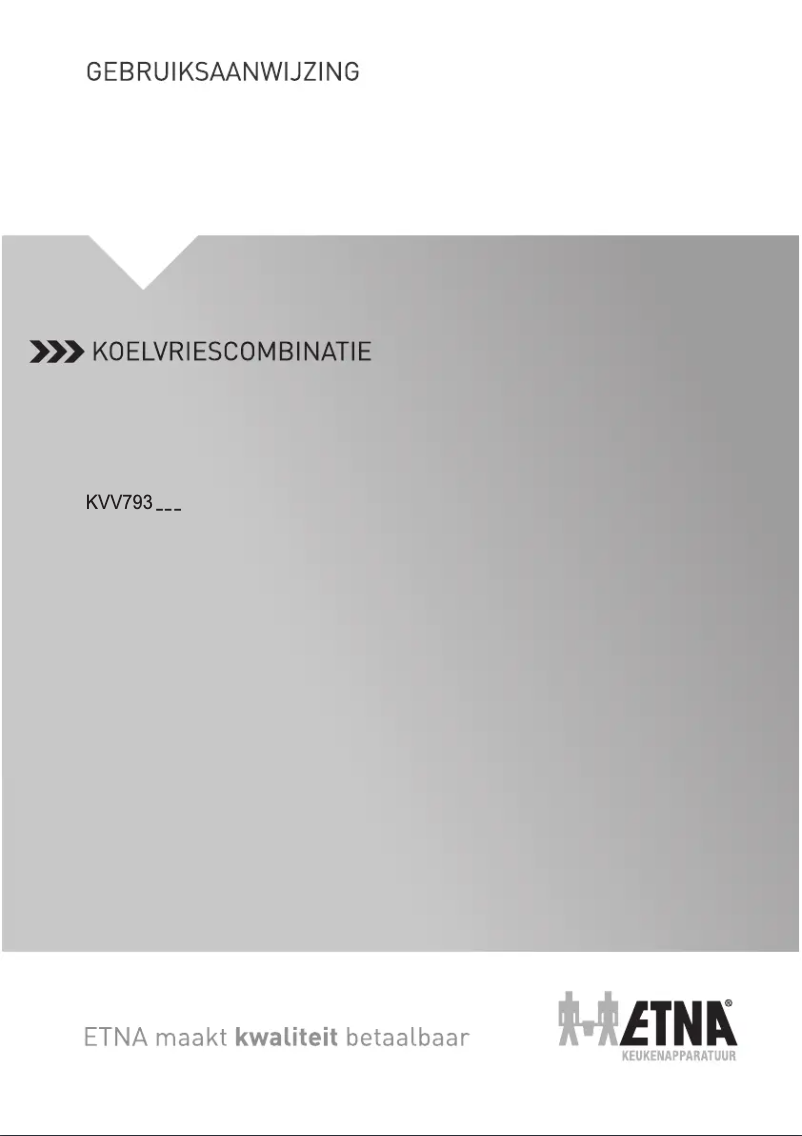 Page 1 de la notice Manuel utilisateur Etna KVV793ZWA