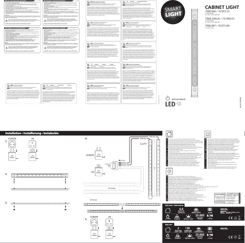Page n°1 - Manuel utilisateur Smartwares 10.900.63