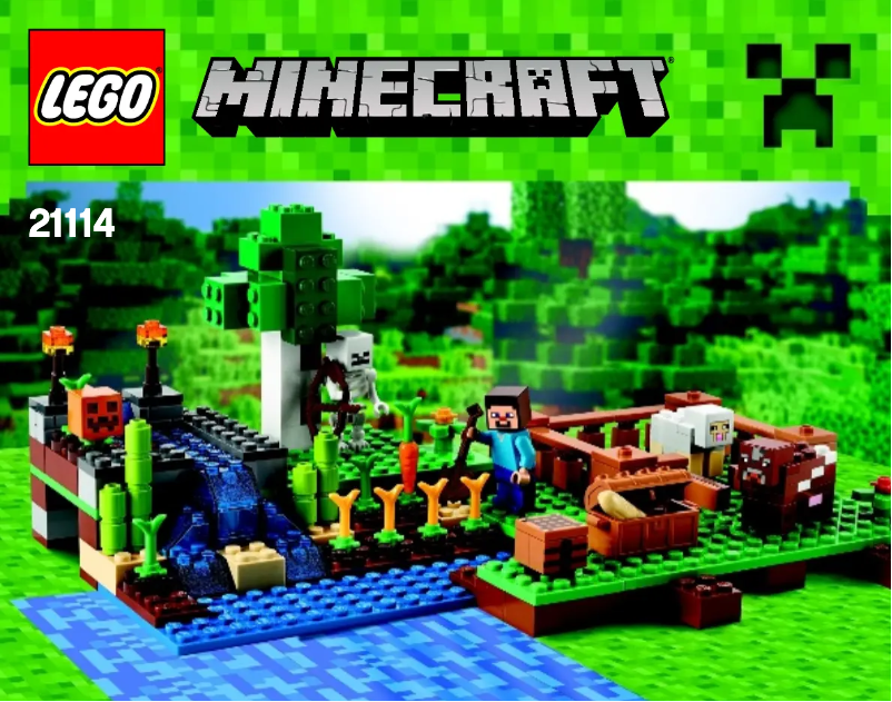 Page 1 de la notice Manuel utilisateur Lego Minecraft 21114