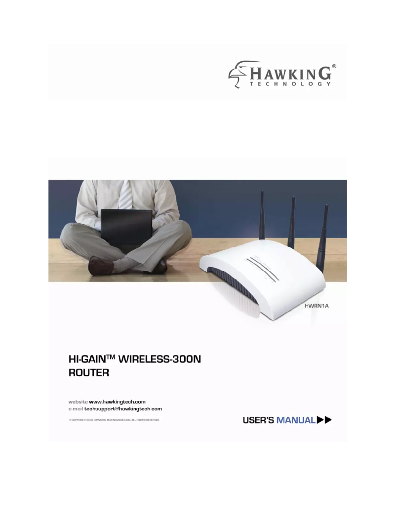 Página 1 del manual Manual de usuario Hawking Technologies HWRN1A