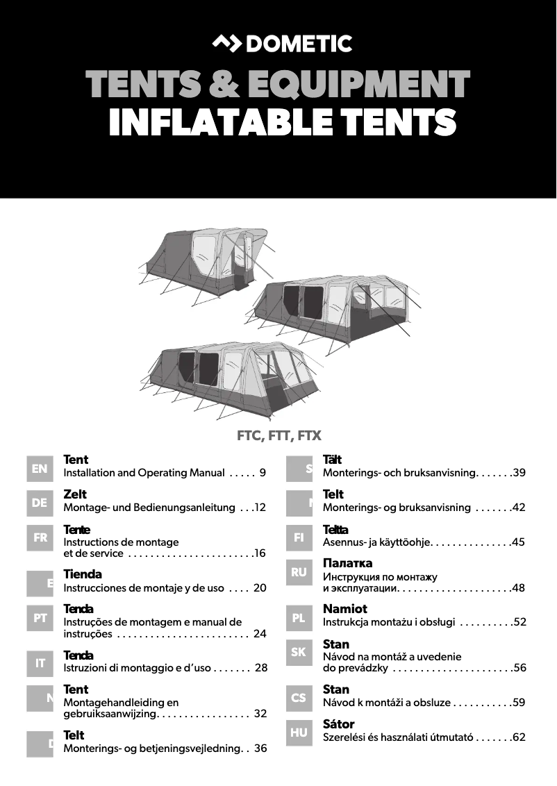 Página 1 del manual Manual de instrucciones Dometic Rarotonga FTT 401