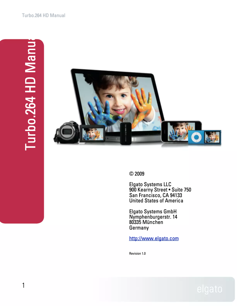 Image de la première page du manuel de l'appareil Turbo H.264 HD