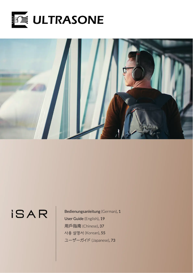 Image de la première page du manuel de l'appareil iSAR