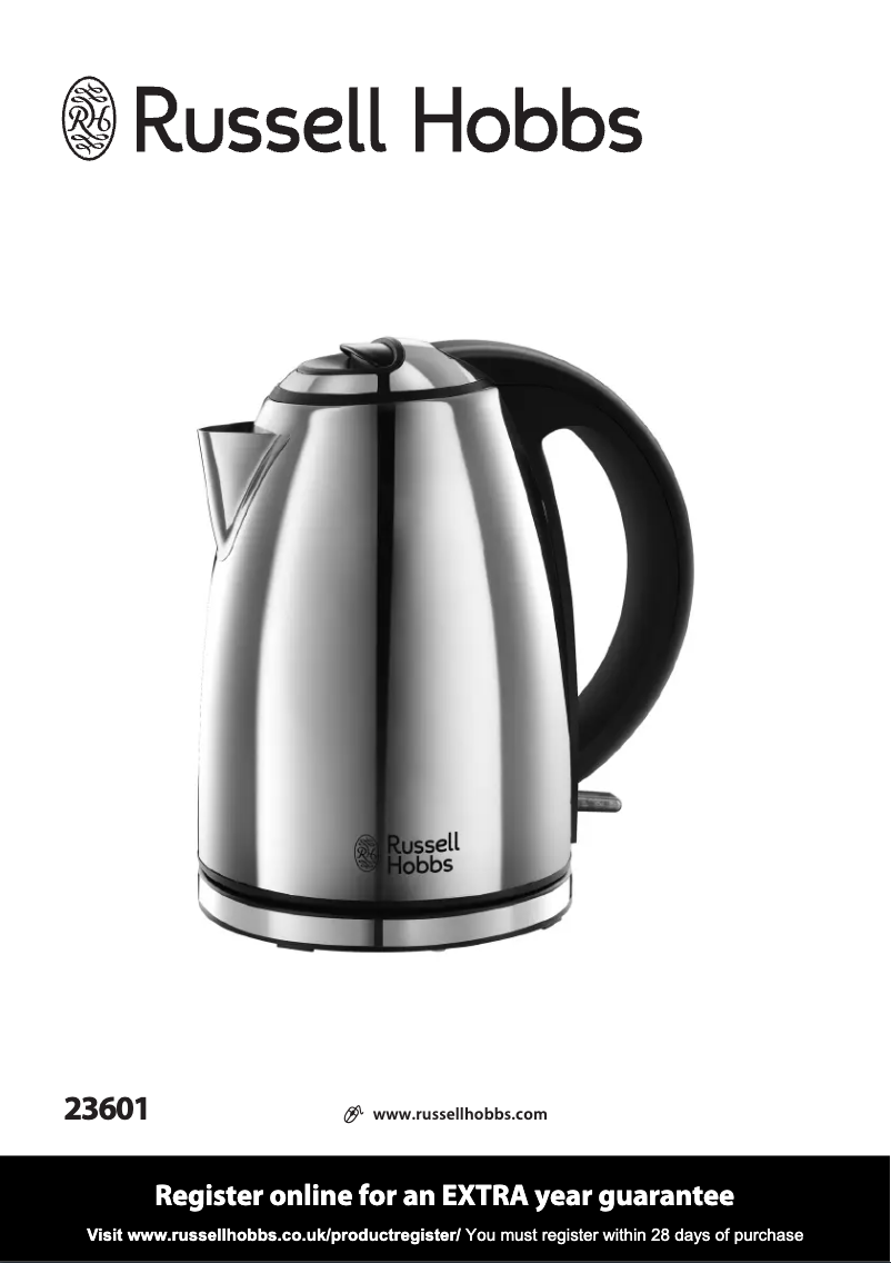 Página 1 del manual Manual de usuario Russell Hobbs Henley 23601