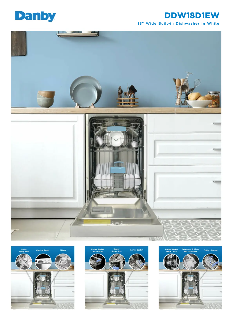 Image de la première page du manuel de l'appareil DDW18D1EW