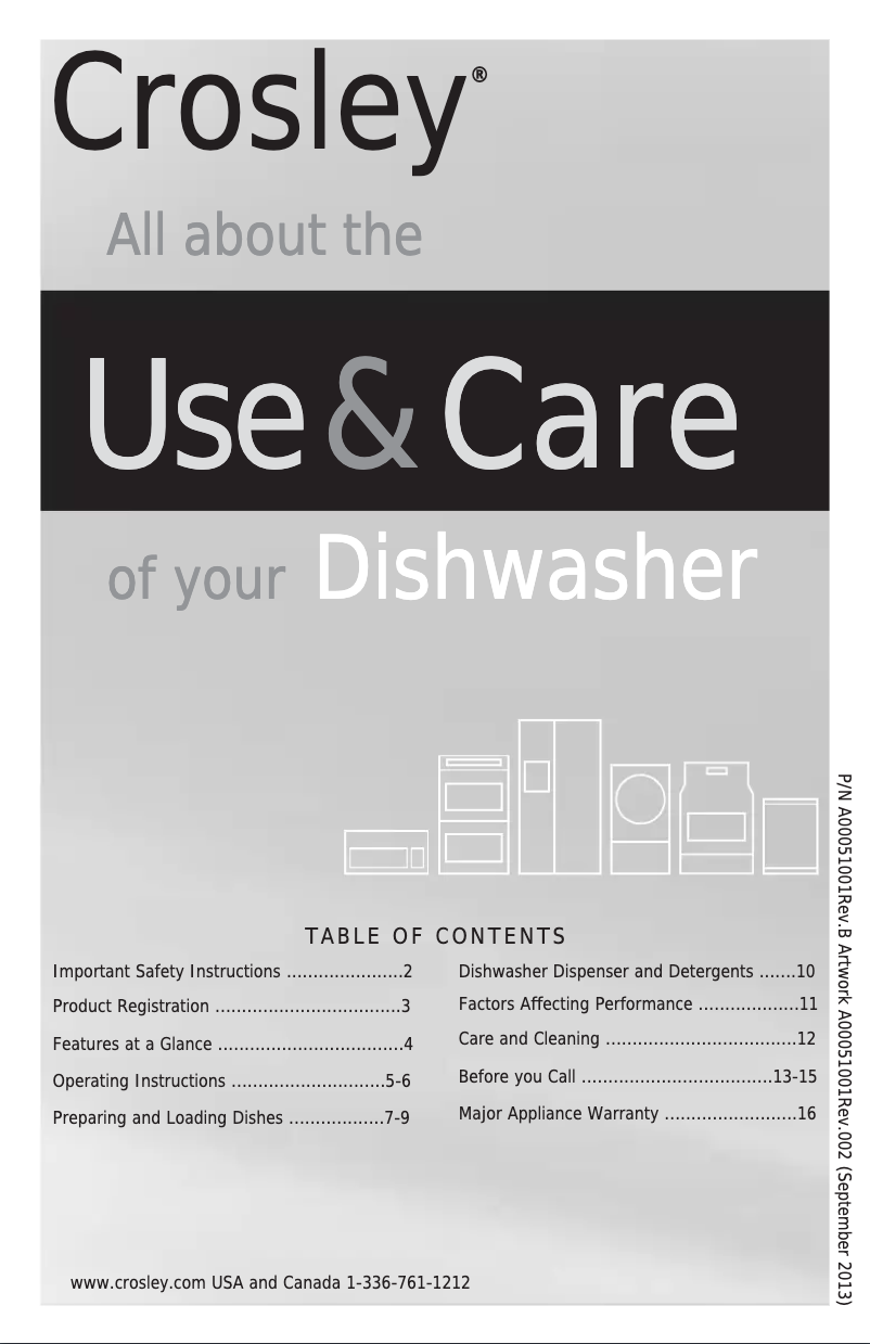 Image de la première page du manuel de l'appareil CDB500NB