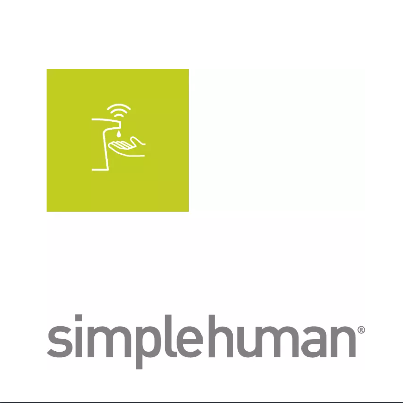 Page 1 de la notice Manuel utilisateur Simplehuman ST1015