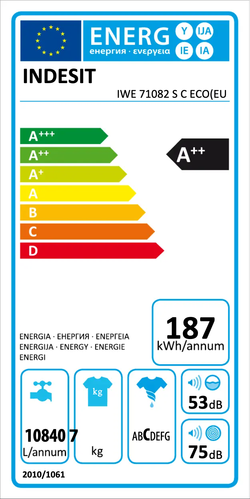 Image de la première page du manuel de l'appareil IWE 71082 S C ECO (EU)